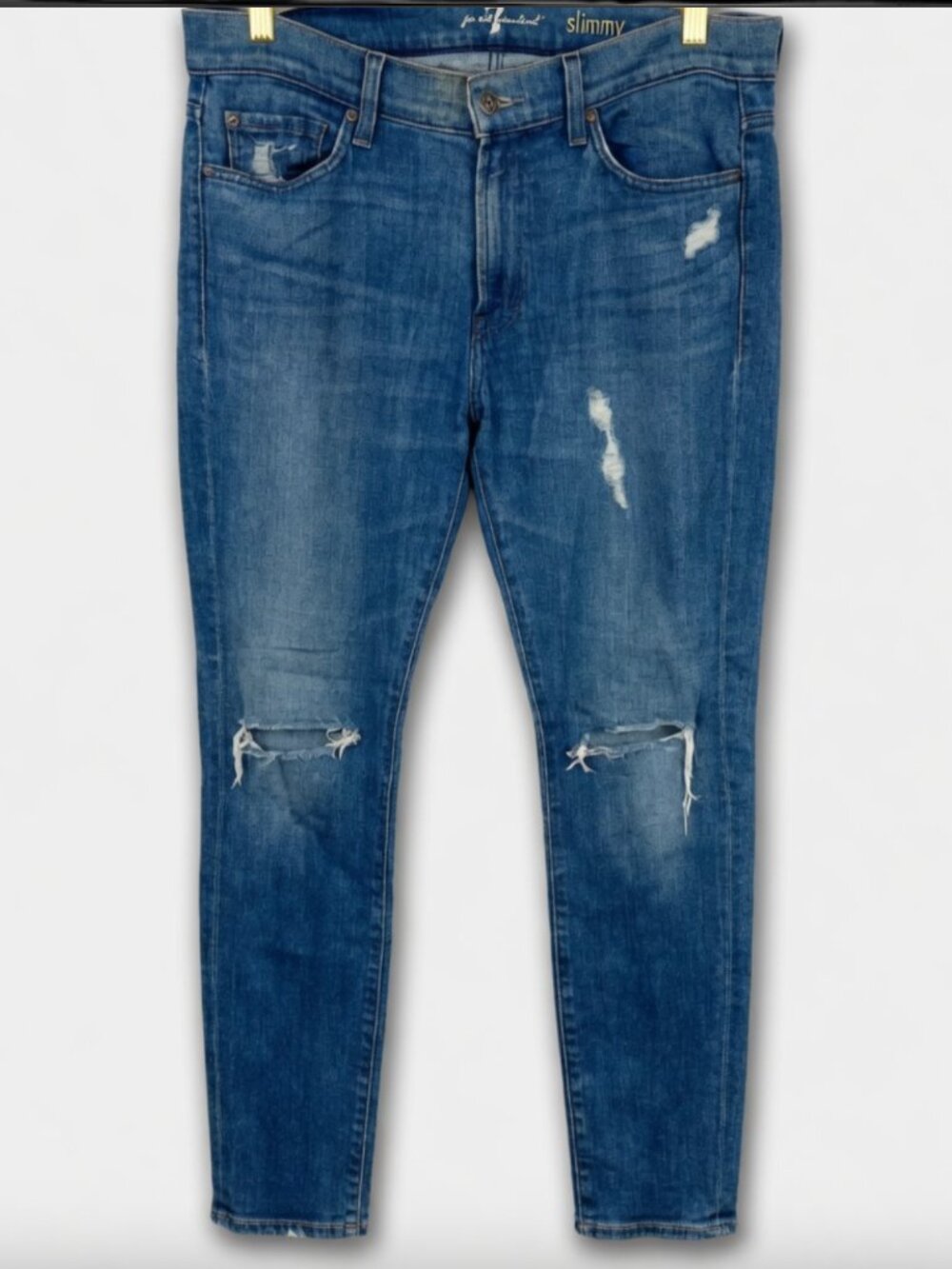 Seven For All Mankind Slimmy Denim Size 33 Men's Jeans